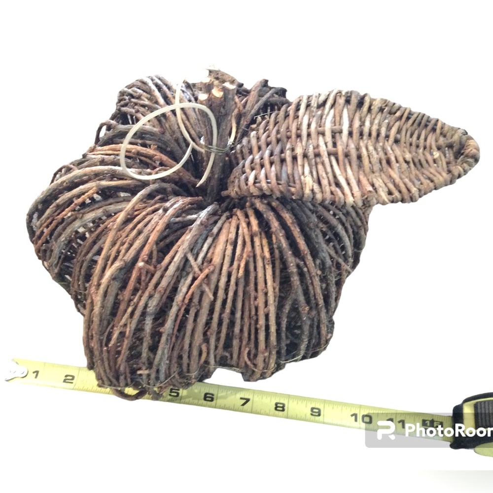 Natural Vine Brown Pumpkin Fall Autumn Decor